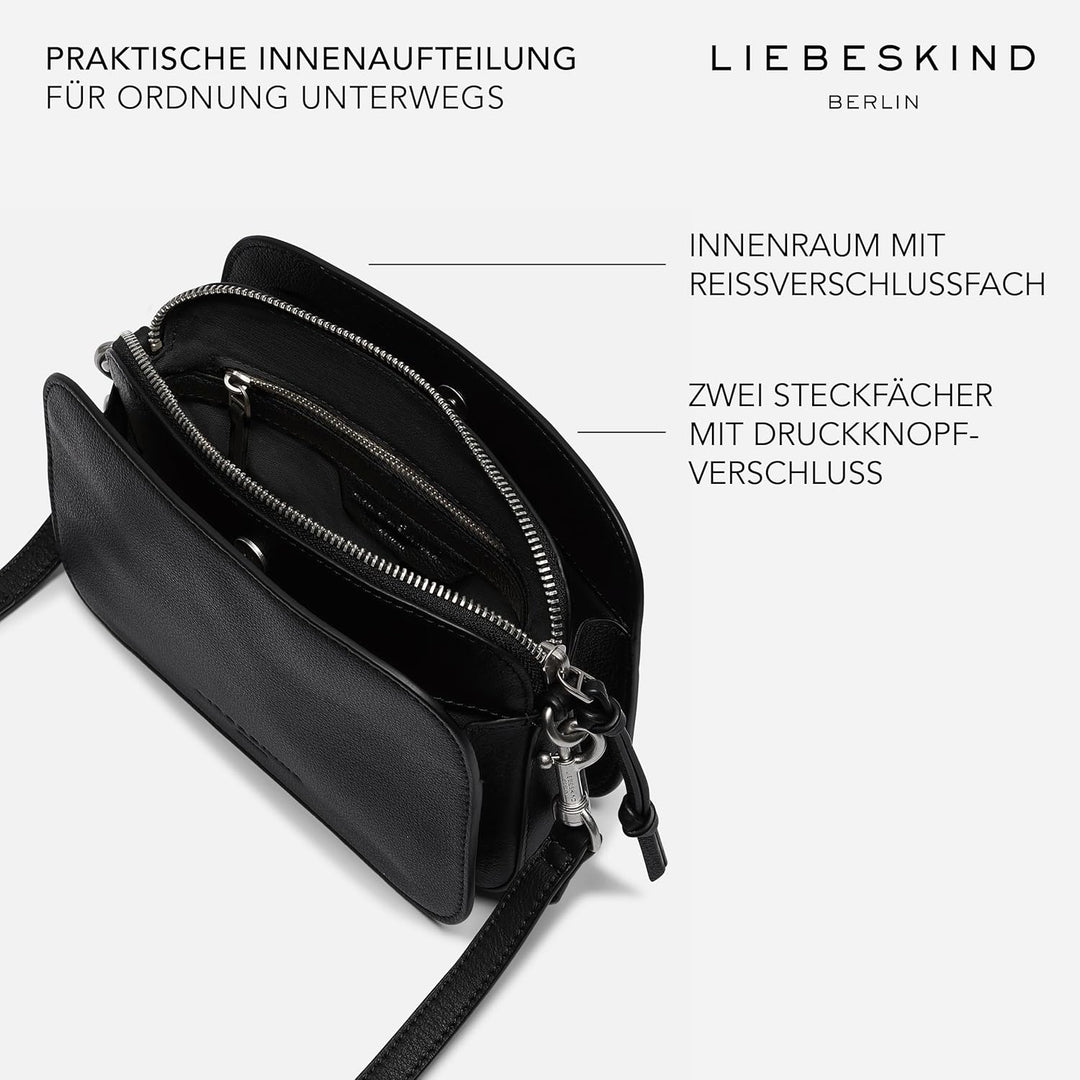 Liebeskind Berlin Damen Luka Crossbody S Dark Mandarine, Dark Mandarine