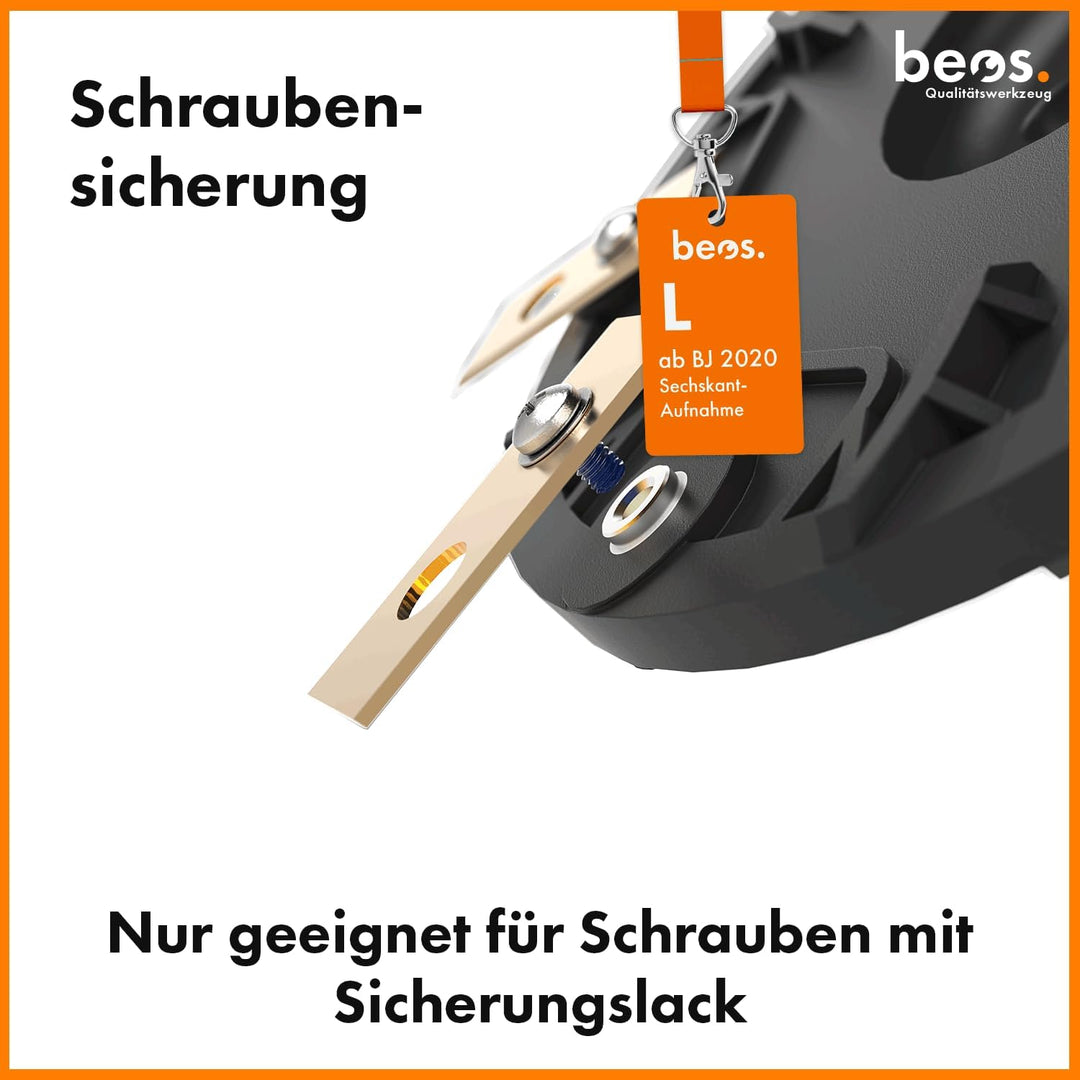 BEOS® Premium Mähroboter Tuning-Messerteller für 6X Klingen - glasfaserverstärkte Messerscheibe - Ra