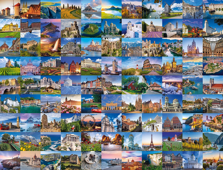 Ravensburger Puzzle 80487 - 99 Places in Europe - 2000 Teile Puzzle für Erwachsene und Kinder ab 14