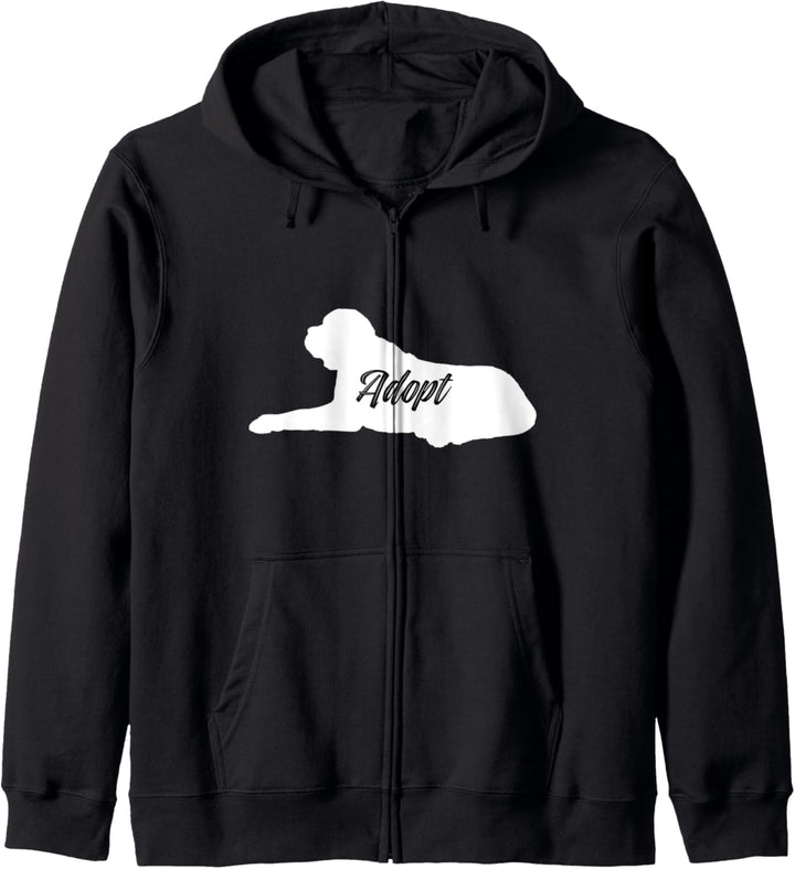 Adopt Don't Shop Pet Rescue Cat Dog Shelter Adoption Gift Kapuzenjacke
