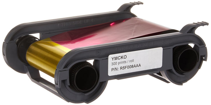 Evolis Verbrauchsmaterialien, YMCKO Farbband, Primat kompatibel, 300 Drucke - 1 Rolle