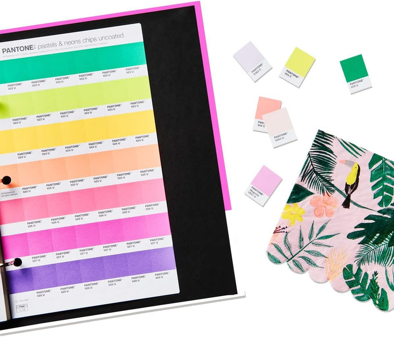 Pantone GB1504B Buch 2022 Edition Pastel und Neon Chip, Mehrfarbig