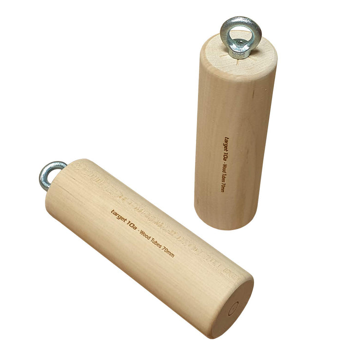 target10a Wood Tubes – Holzzylinder fürs Klettertraining 90mm, 90mm