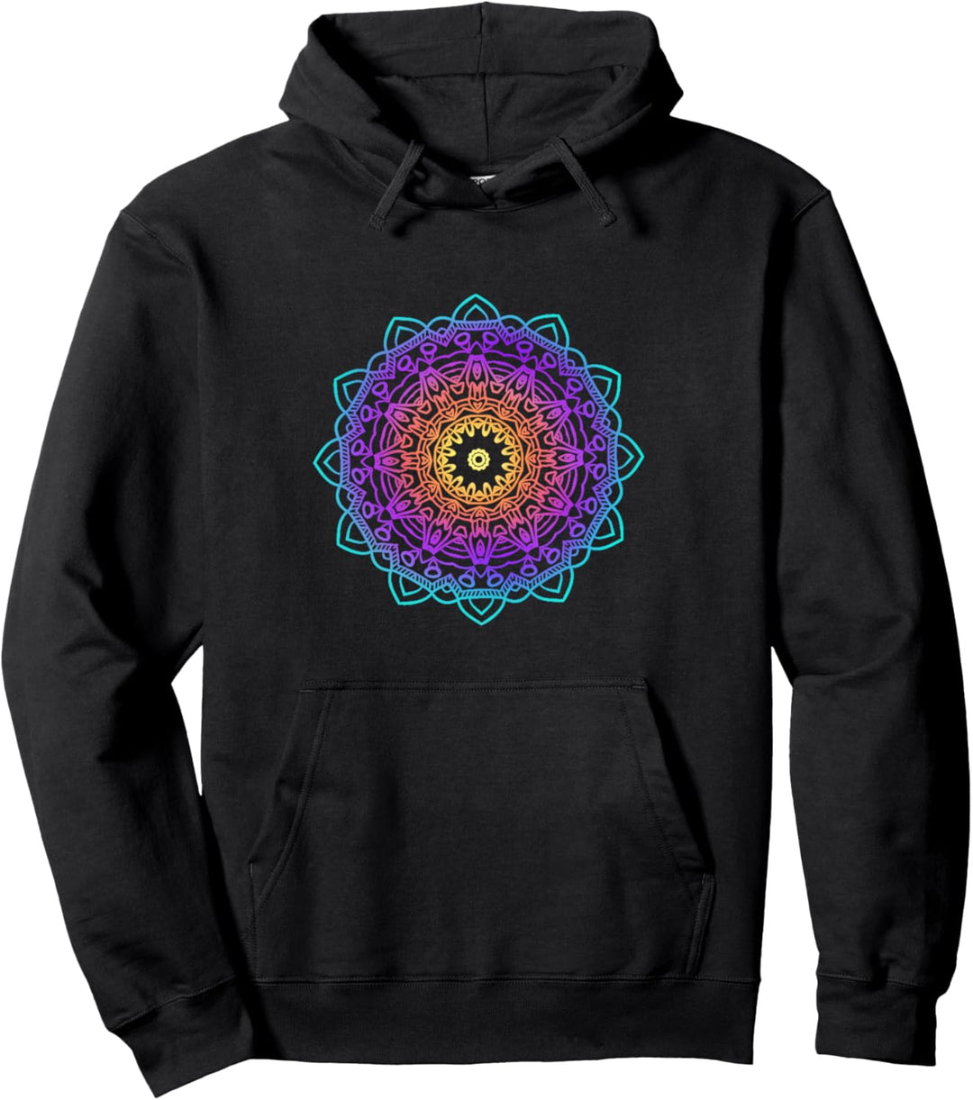 Mandala Zen Spirituelle Meditation Erleuchtung Pullover Hoodie