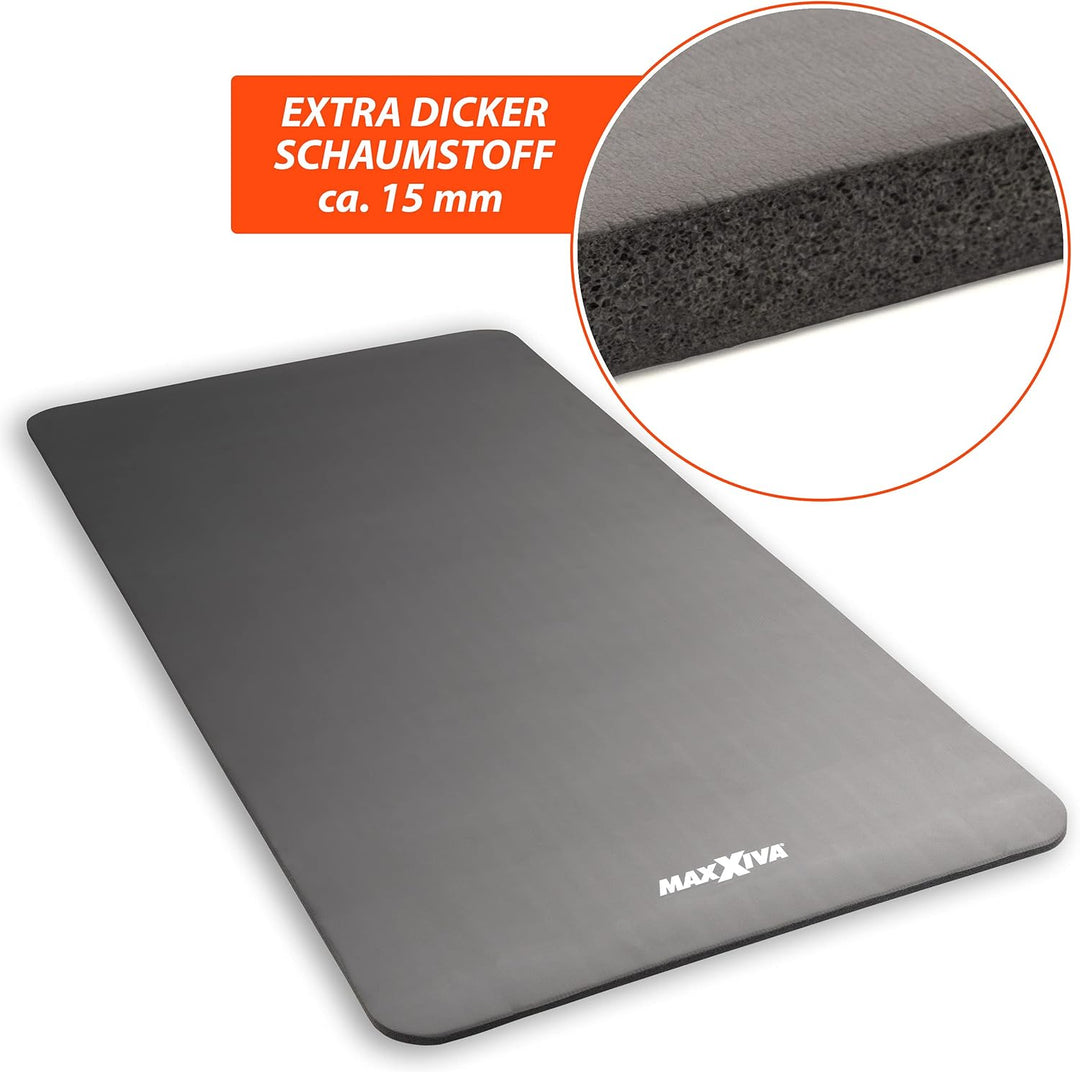 Yogamatte - 190x60x1,5 cm oder 190x100x1,5 cm, mit Tragegurt, Phthalatfrei, Rutschfest, Farbwahl - G
