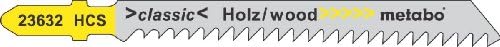 Metabo 100 Stichsägeblätter Holz professional, 623712000