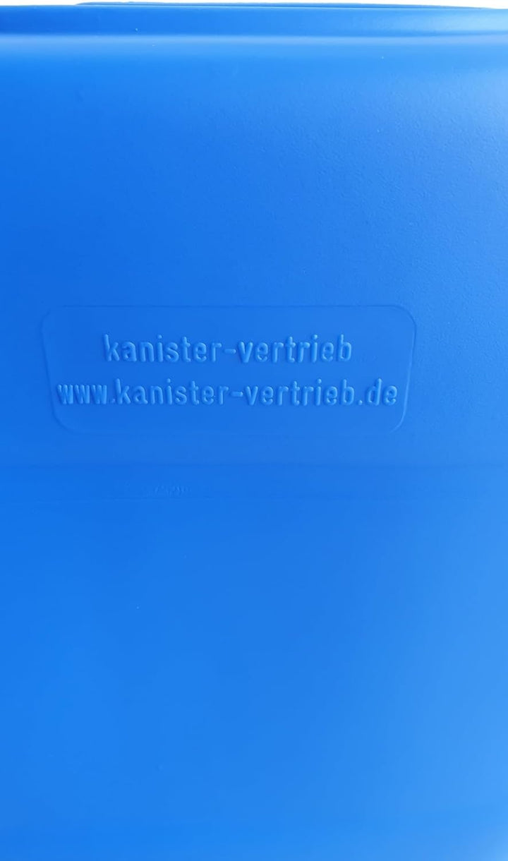 kanister-vertrieb® 4 Stück 30 L Kanister Wasserkanister Kunststoffkanister blau DIN61 + 1 Auslaufhah