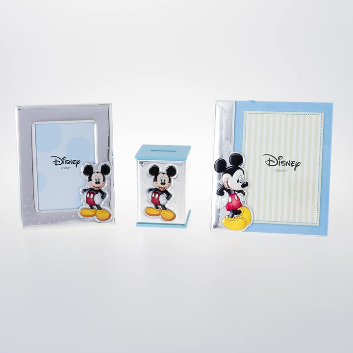 Disney Baby - Valenti&Co. - Spardose aus Miro® Silver aus der Disney-Kollektion mit Mickey-Mouse-Mot