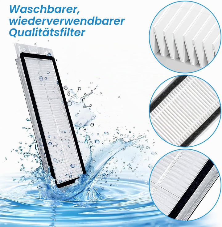 Zubehör Ersatzteile für Xiaomi Roborock S6 S60 S65 S5 Max S5 S50 S51 S55 Staubsauger, 2 Hauptbürste