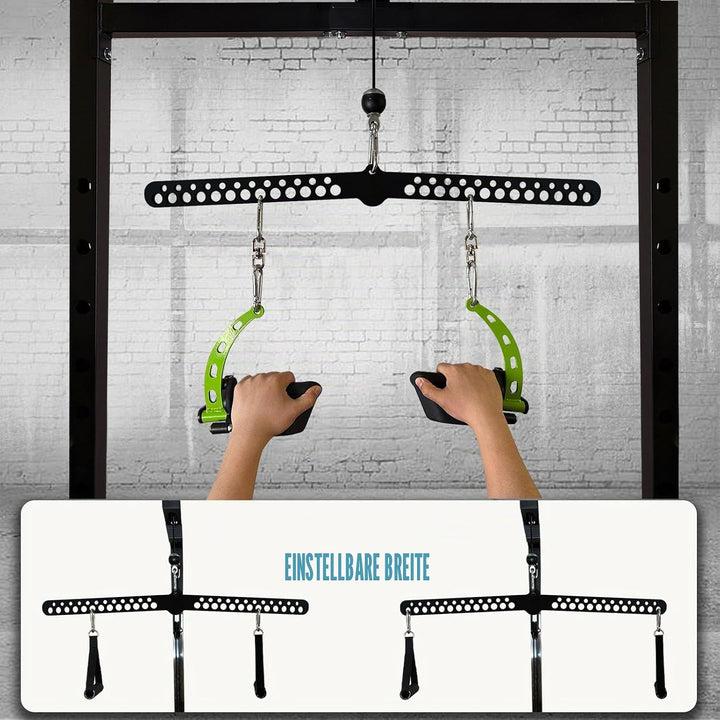 KORIKAHM Multi-Grip LAT Pull Down Bar für Home Gym Fitness, Spreizplatte LAT Pulldown Aufsätze für P