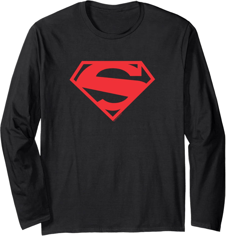 Superman 52 Red Block Langarmshirt