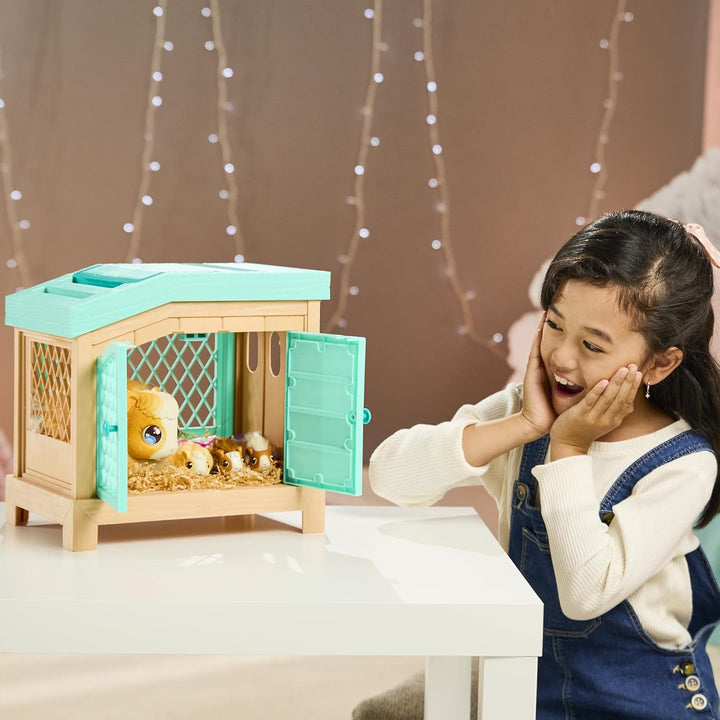Little Live Pets - Mama Surprise, interaktives Plüsch-Meerschweinchen mit Geräuschen und Bewegungen,