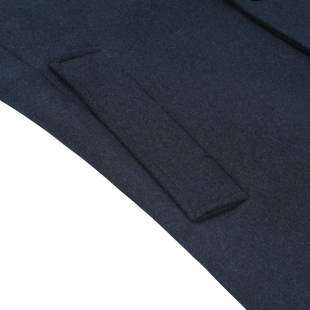 Allthemen Wintermantel Herren Wollmantel Lang Slim Fit Herrenmantel mit Stehkragen Business Coat für