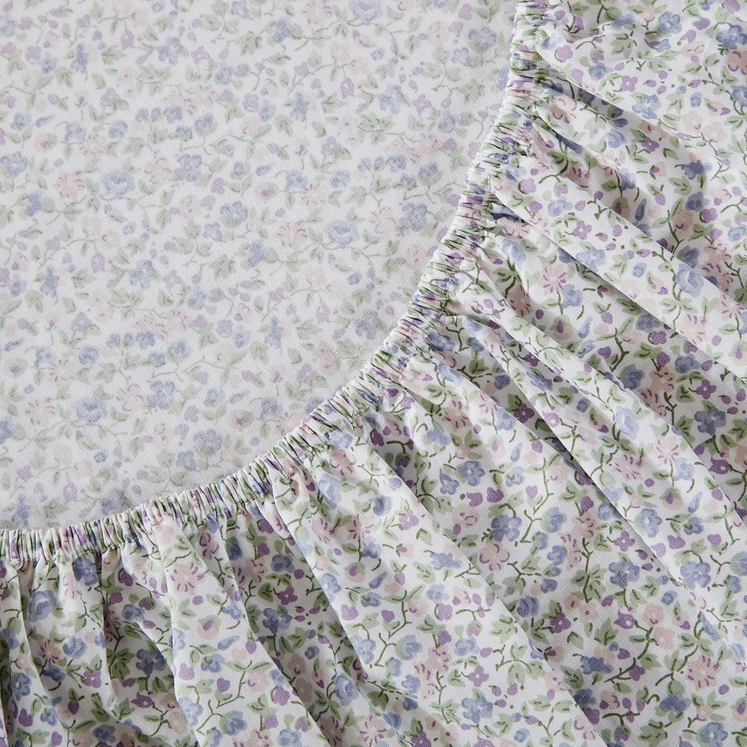 Laura Ashley - Queen-Size-Bettlaken, Baumwoll-Perkal-Bettwäsche-Set, knackige und Coole Heimdekorati