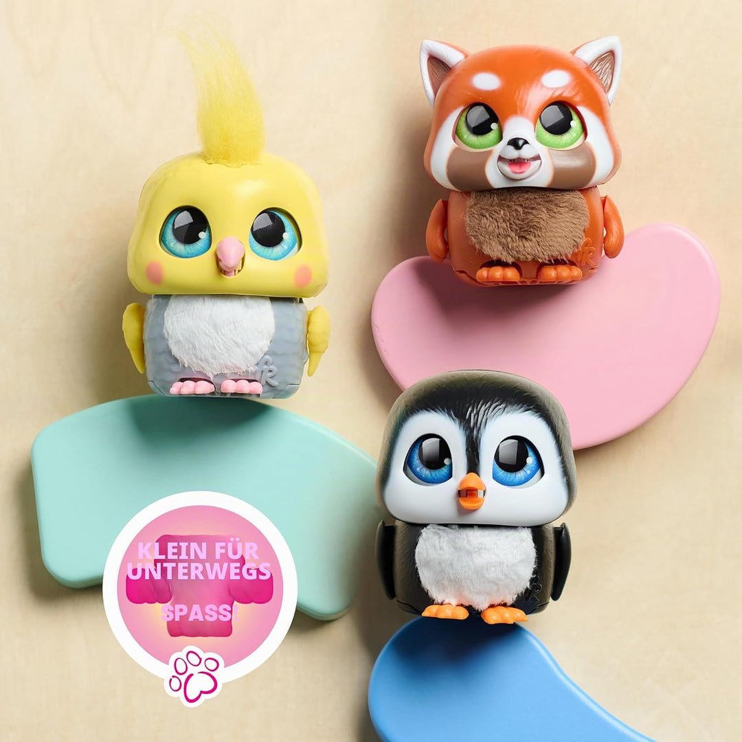 Just Play furReal Handfuls – Shy, der Rote Panda, 8,9 cm grosses, interaktives Spielzeug für Jungen,