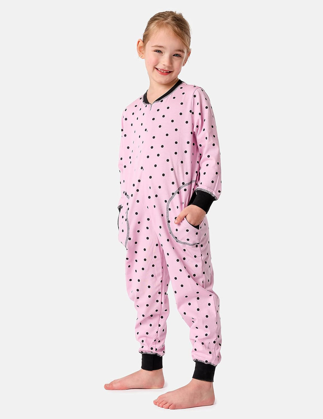 Merry Style Mädchen Schlafoverall Jumpsuit Mädchen Bequeme und warme Schlafanzug Kinder MS10-186 110