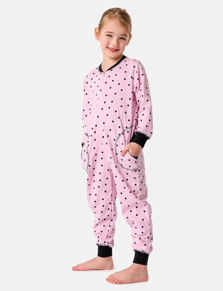 Merry Style Mädchen Schlafoverall Jumpsuit Mädchen Bequeme und warme Schlafanzug Kinder MS10-186 110