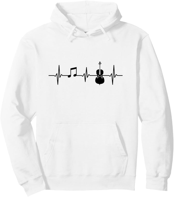 Violoncello Orchester Herzschlag Cello Musiker Cellist Pullover Hoodie