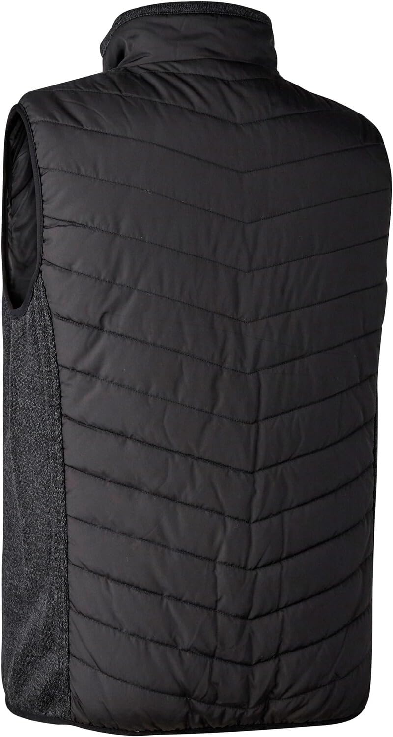 Deerhunter Moor Padded Waistcoat with Knit Black 3XL, 3XL