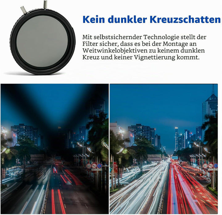 PLUOS&PRS 2-in-1 67mm ND2-ND32 Variables ND- & CPL-Filter – Echte Farben, kein X-Cross, mehrfach bes