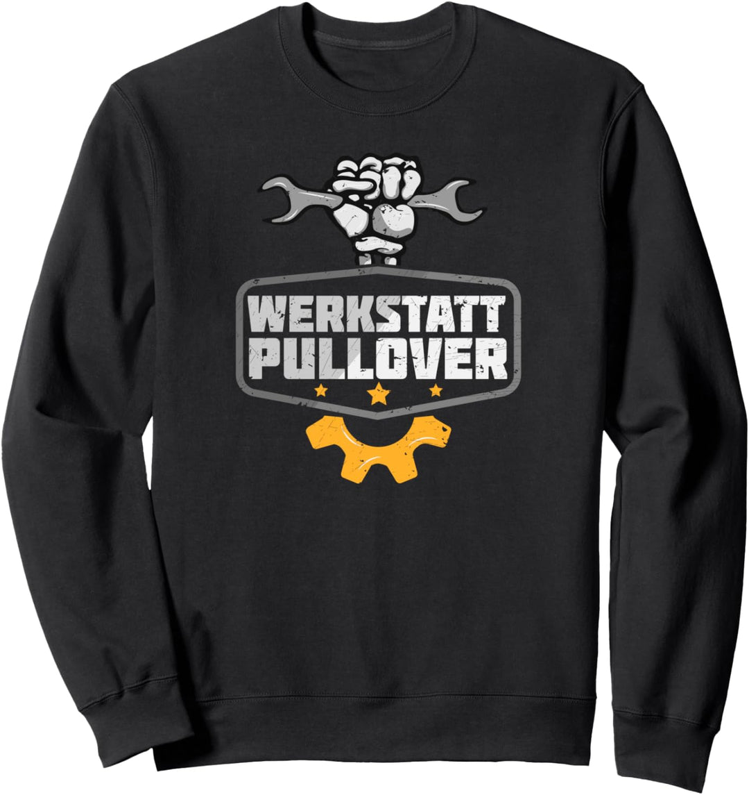 Werkstatt Pullover, KFZ Auto Mechaniker, Werkzeug Skelett Sweatshirt