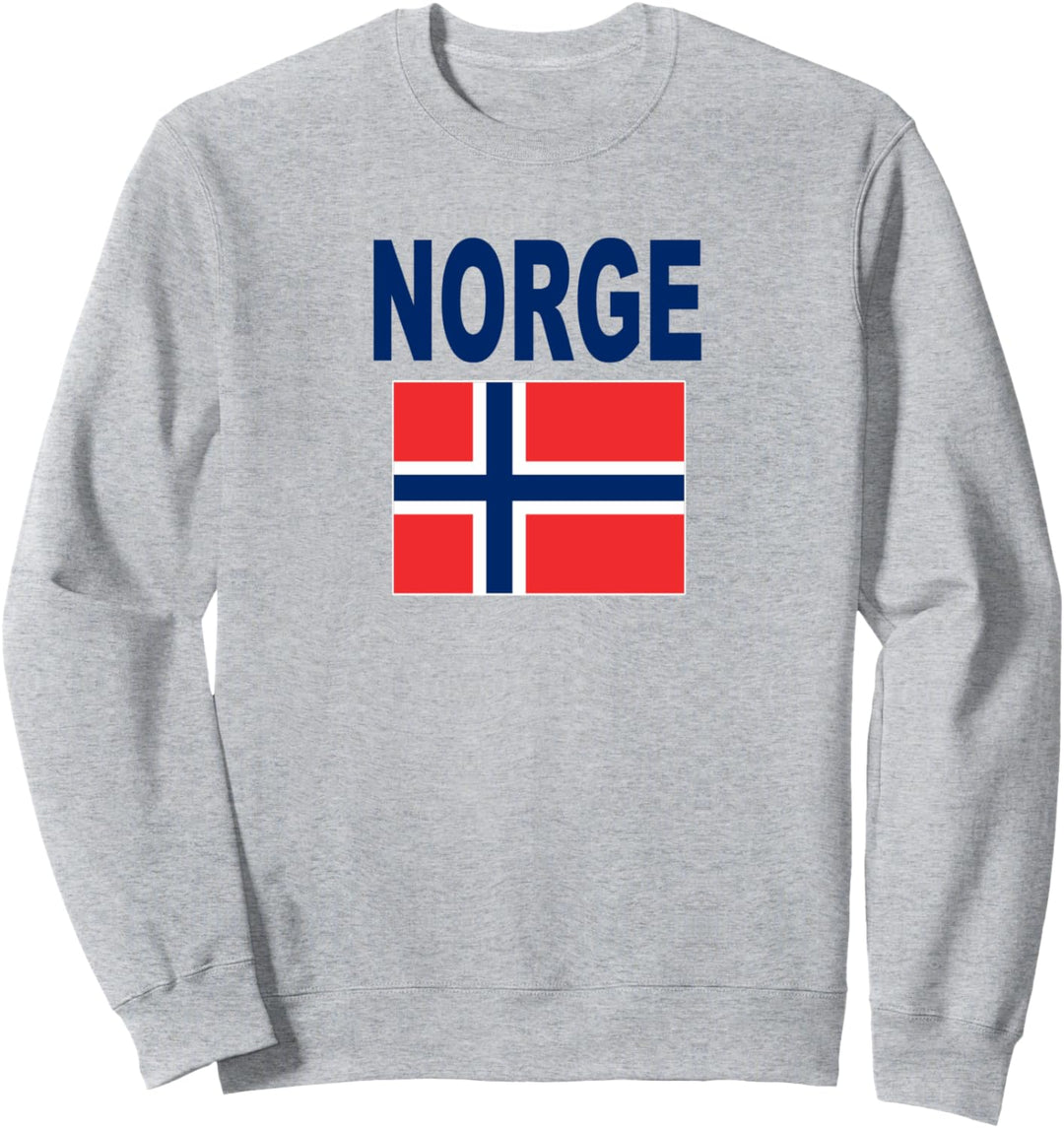 Norwegen Flagge Norge Flagg Norwegische Flaggen Herren Damen Sweatshirt