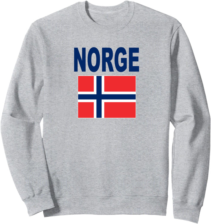 Norwegen Flagge Norge Flagg Norwegische Flaggen Herren Damen Sweatshirt