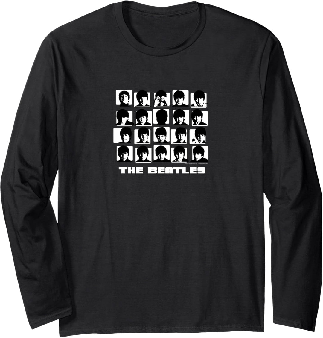 Die Beatles - Hard Days Night Grid Langarmshirt