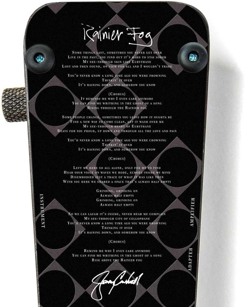 Dunlop JC95B Jerry Cantrell Pedal Wah Baby Cry, Schwarz Distressed