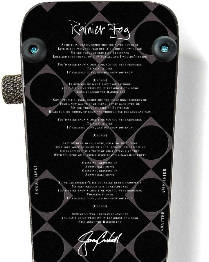 Dunlop JC95B Jerry Cantrell Pedal Wah Baby Cry, Schwarz Distressed