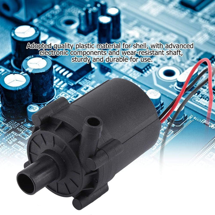 24 / 12V DC Pumpe Bürstenlose Wasserdurchflusspumpe Brushless Tauchwasserpumpe Einstellbare Zirkulat