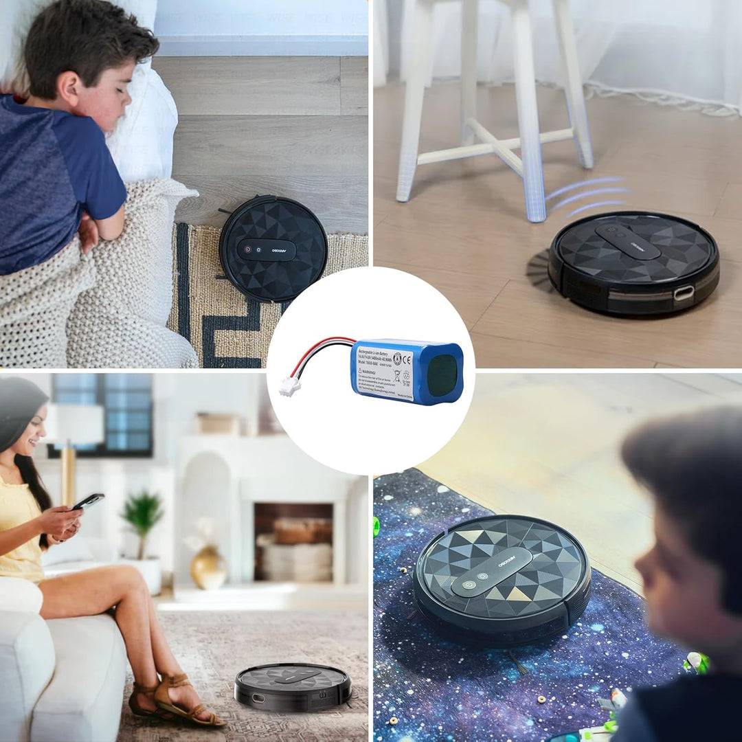 OPAHUTER 3400mAh Li-ion akku, Kompatibel mit AIRROBO P20 Home Cleaner Heimroboter Austausch Der Batt