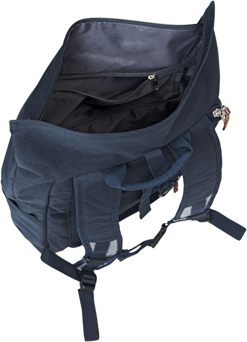 travelite Handgepäck Rucksack mit Laptop Fach 15,6 Zoll, Gepäck Serie BASICS Daypack Rollup: Praktis