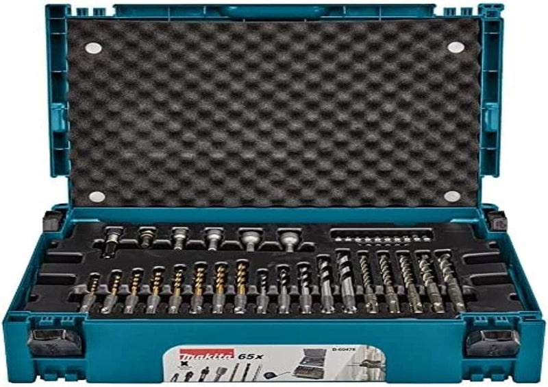 MAKITA B-69478 - Set acesorios makpac sds plus 65 pcs.