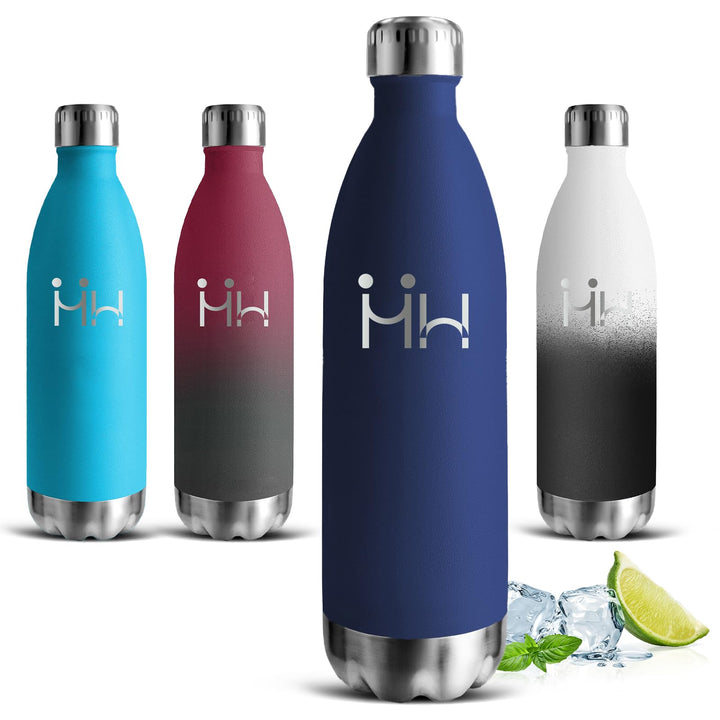 Trinkflasche Edelstahl, Trinkflasche 1l, BPA-Freie, Isolierflasche Doppelwandig, Wasserflasche Sport