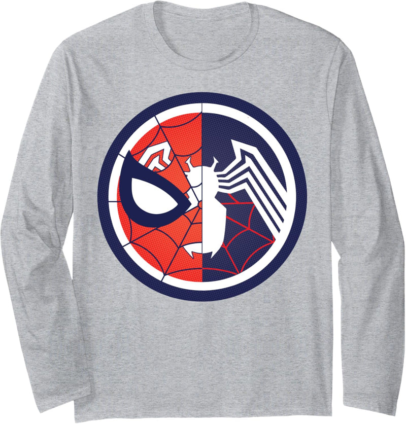 Marvel Spider-Venom Logo Langarmshirt