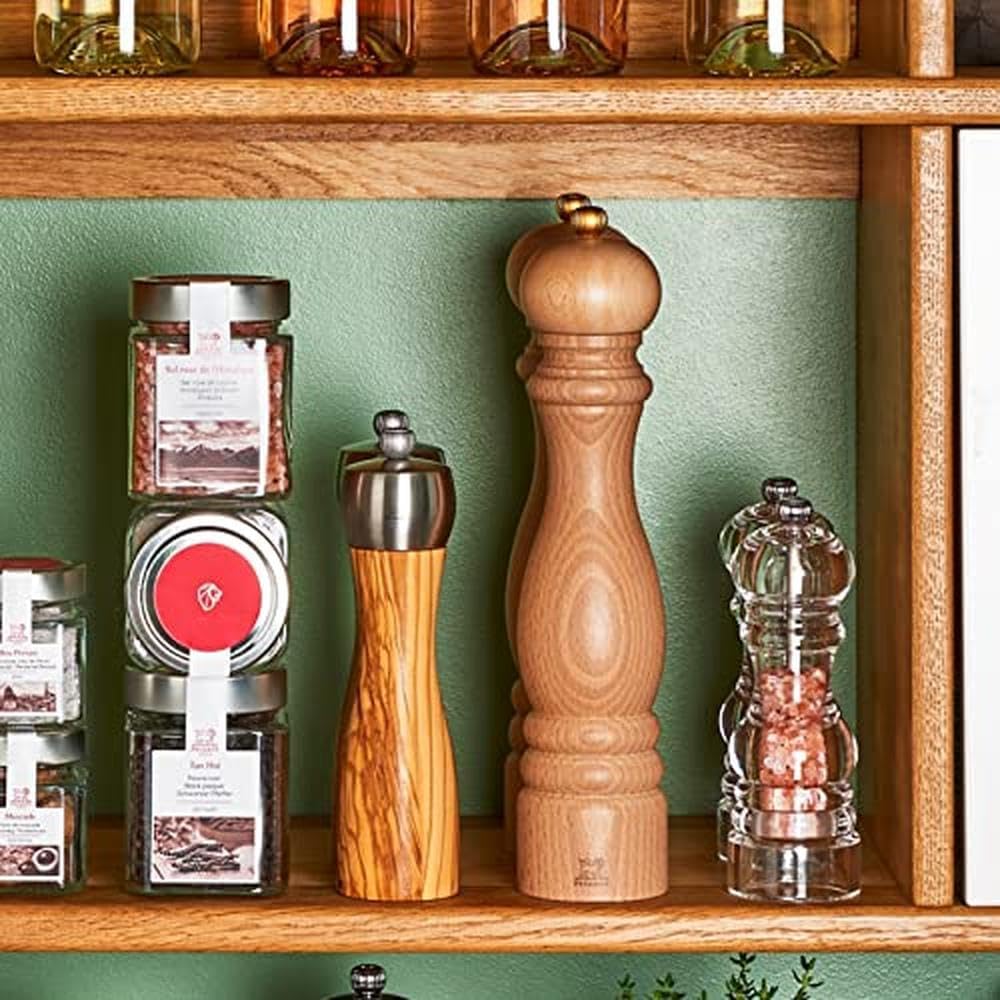 Peugeot 24215 Bistro Pfeffermühle Holz, 5 x 5 x 10 cm, matt weiss Matt Weiss Pfeffermühle, Matt Weis