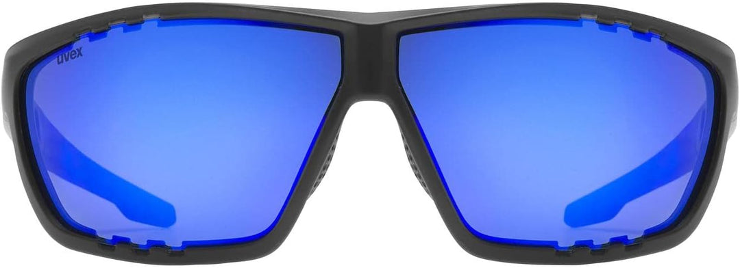 Uvex Unisex Sportstyle 706 Sportbrille (1er Pack) Einheitsgrösse Black Matt/Blue, Einheitsgrösse Bla