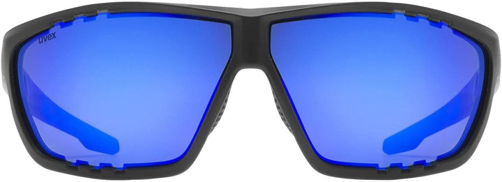 Uvex Unisex Sportstyle 706 Sportbrille (1er Pack) Einheitsgrösse Black Matt/Blue, Einheitsgrösse Bla