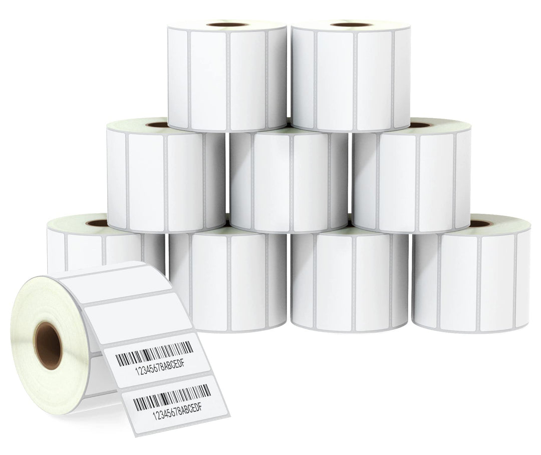 BETCKEY - 67mm x 25mm(2,625 in x 1 in) Perforierte Dateiordner/Adresse Thermoetiketten Kompatibel mi