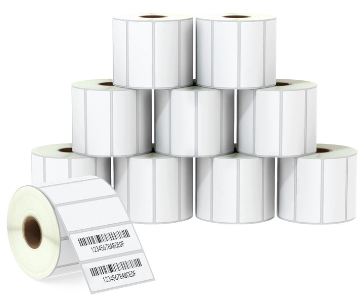 BETCKEY - 67mm x 25mm(2,625 in x 1 in) Perforierte Dateiordner/Adresse Thermoetiketten Kompatibel mi