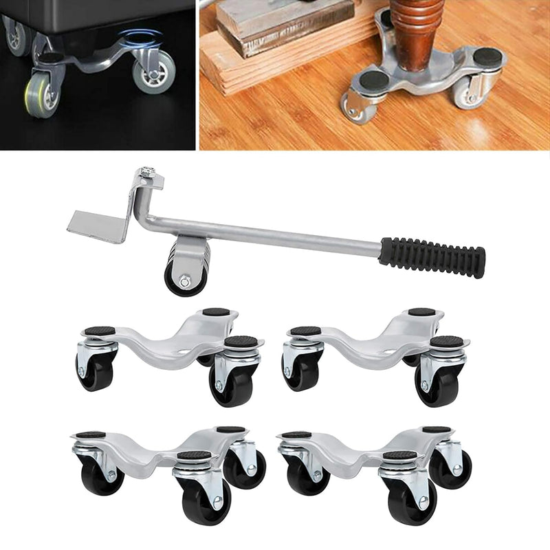 Furniture Mover Lifter Kit mit 4 Schiebern 3 Rad Möbeltransportset, Furniture Moving Pads+ Furniture