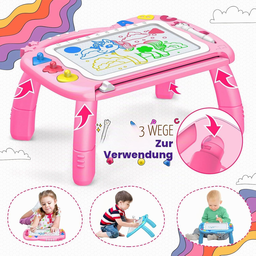 Spielzeug ab 2 3 4 Jahre Mädchen, Zaubertafel Kinder ab 2 3 Jahre Geschenk Mädchen 2 3 Jahre Zaubert