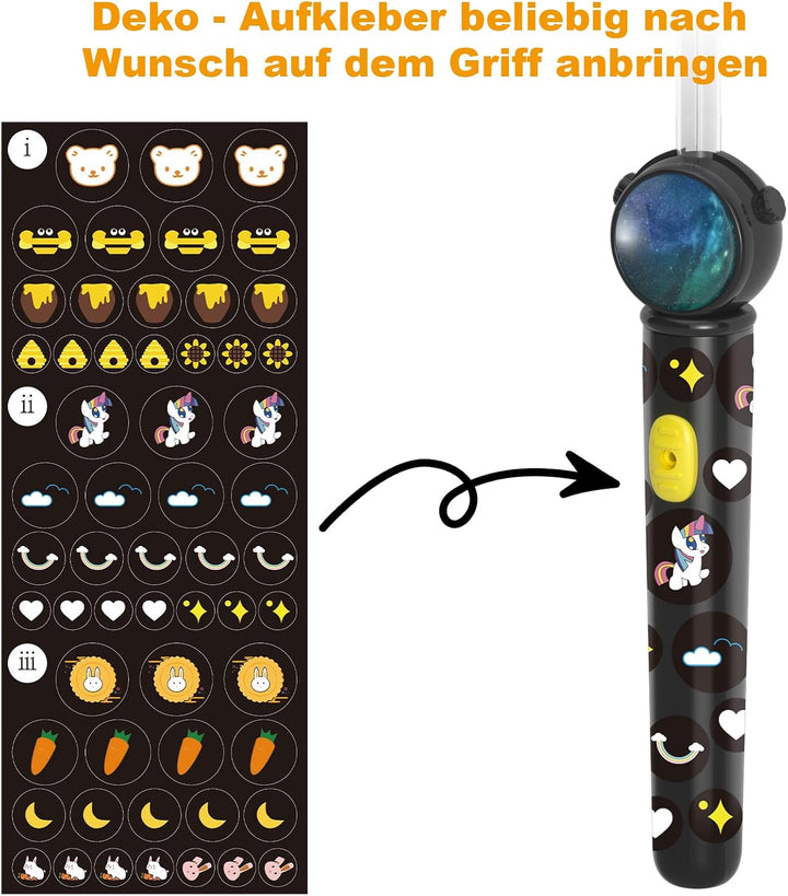 REDTRON 4er LED Laternenstab Elektrisch 50cm für St Martin,Sankt Martin Laterne Kinder Elektrischer