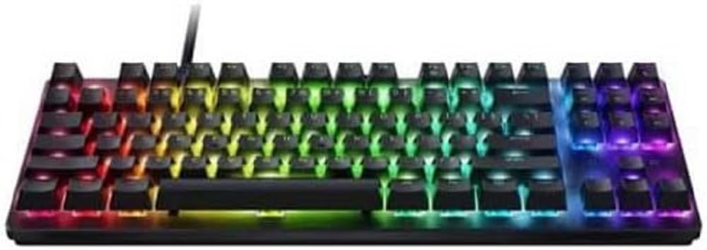 Razer Huntsman V3 X Tenkeyless (Purple Switch) Optische Tastatur für Esports (Design ohne Ziffernblo