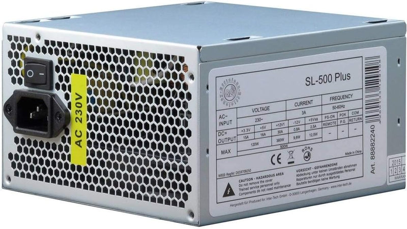 INTER TECH 88882140 PSU SL-500 Plus ATX