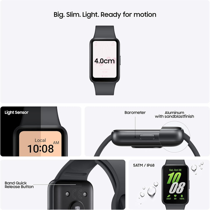Samsung Galaxy Fit3 (Grau, nur mit Android kompatibel), Grau