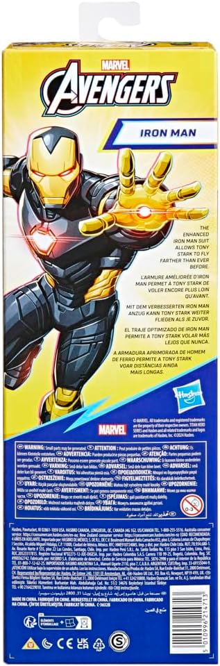 Marvel Avengers Titan Hero Series Blast Gear Actionfigur Iron Man 30 cm für Kinder ab 4 Jahren IRON