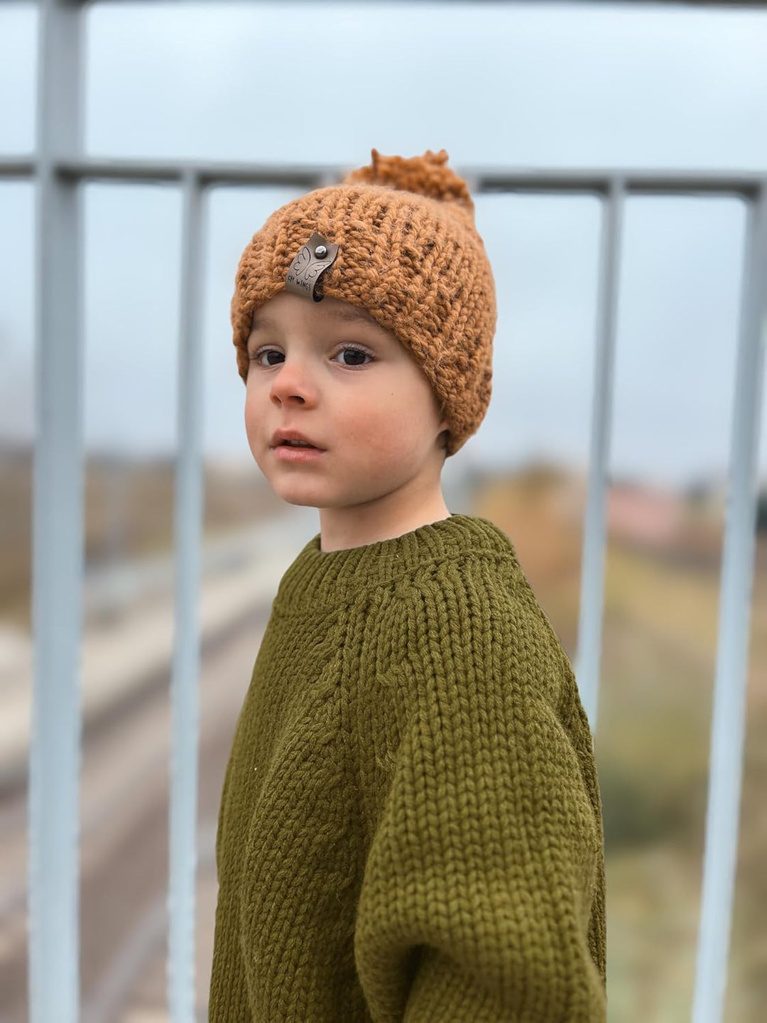 Volunboy Baby Jungen Mädchen Strickpullover Rundhals Sweater Winter Warme Pulli Langarm Oberteile 5-