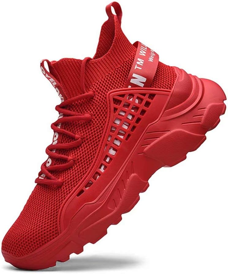 FUSHITON Herren Turnschuhe atmungsaktive Sportschuhe Leichte Freizeitschuhe lässig Strassenlaufschuh